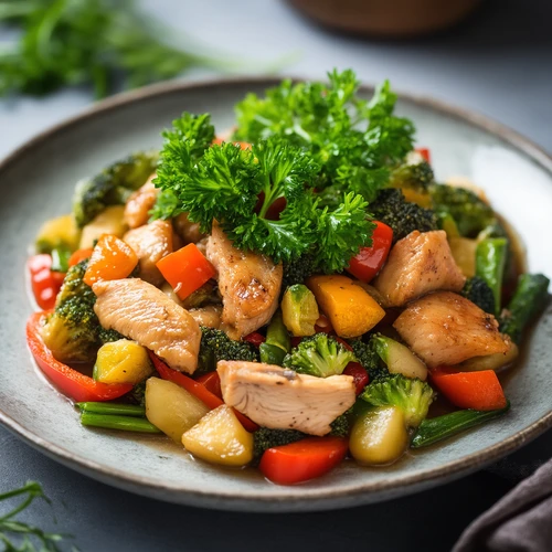 Savoring Middle Eastern Flavors with Stir-Fried Delights