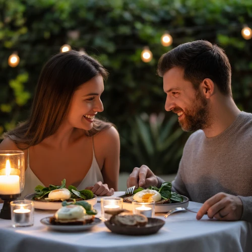 Elegant Poached Eggs for Romantic Dinners