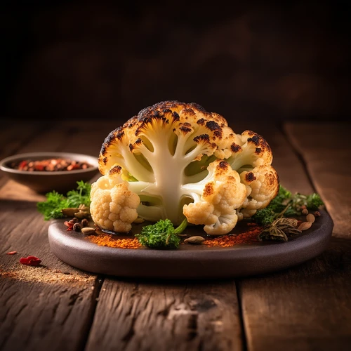 Golden Roasted Cauliflower with Almonds for the Perfect Brunch