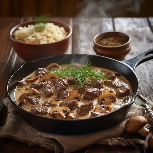 Easy Dairy-Free Beef Stroganoff
